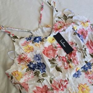 Lulu's Multicolor Floral Mini Dress